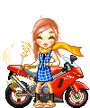 +motorcycle+transportation+girl+and+harley+davidson++ clipart