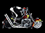 +motorcycle+transportation+motorbike+and+skeleton++ clipart
