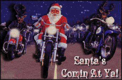 +motorcycle+transportation+santa+on+a+motorbike++ clipart