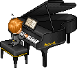 +music+entertainment+playing+piano++ clipart