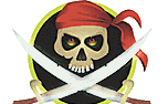 +bandit+marauder+outlaw+pirate+skeleton+and+cross+swords++ clipart
