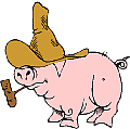 +hog+farm+animal+livestock+pig+in+the+mud++ clipart