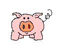 +hog+farm+animal+livestock+pig+with+curly+tail++ clipart