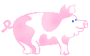 +hog+farm+animal+livestock+pink+pig++ clipart