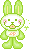 +animal+pet+green+rabbit++ clipart