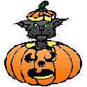 +pumpkin+fruit+black+cat+in+a+pumpkin++ clipart