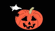+pumpkin+fruit+ghost+and+pumkin++ clipart