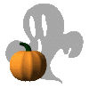 +pumpkin+fruit+ghost+and+pumpkin++ clipart