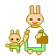 +rabbit+animal+pet+mum+and+baby+rabbit++ clipart