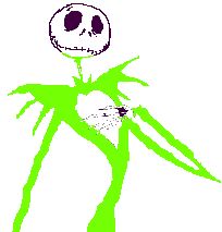 +scary+bones+green+skeleton++ clipart