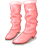 +shoes+footwear+pink+boots++ clipart