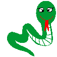 +reptile+animal+snake+green+snake+witha+red+tongue++ clipart