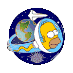 +space+outerspace+bart+simpson++ clipart