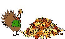 +holiday+november+thanksgiving+turkey+and+leaves++ clipart