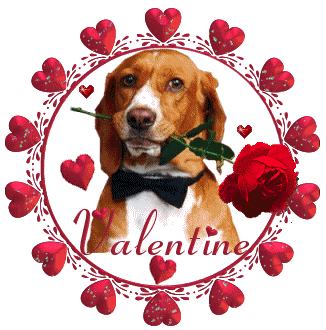 +st+saint+valentines+day+feast+valentine+hearts+and+dog++ clipart