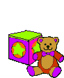 +stuffed+ainimal+teddy+bear+jack+in+the+box+s+ clipart