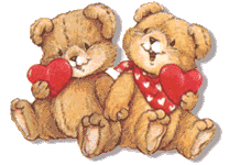 +stuffed+ainimal+teddy+bears+with+hearts++ clipart