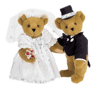 +stuffed+ainimal+teddy+bearwedding+bride+and+groom++ clipart