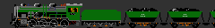 +transportation+railroad+green+steam+train++ clipart