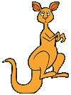 +animal+kangaroo+ clipart