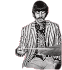 +beatles+music+musician+celebrity+Ringo+Srar+playing+drums++ clipart