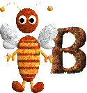 +bee+flying+insect+letter+b+bug+ clipart