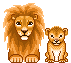 +cat+animal+lion+s+ clipart