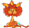 +cat+animal+lion+s+ clipart