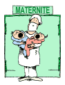 +child+infant+maternity+nurse+with+two+babies++ clipart