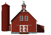 +building+structure+Farm+Building+with+Silo+Animation+ clipart