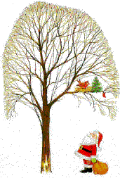 +bird+Noel+Cardinaland+Father+Christmas+Animation+ clipart