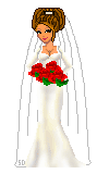 +fashion+clothes+clothing+wedding+dress+with+roses++ clipart