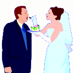 +wedding+marriage+love+bride+and+groom+at+the+wedding++ clipart