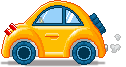 +transportation+automobile+yellow+car++ clipart