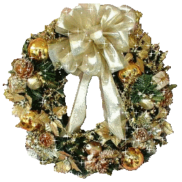 +xmas+holiday+religious+golden+christmas+wreath++ clipart