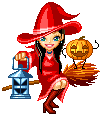 +magic+sorceress+witch+halloween++ clipart