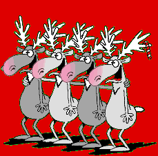+xmas+holiday+religious+line+of+dancing+reindeer++ clipart