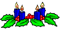 +xmas+holiday+religious+blue+candles++ clipart