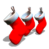 +xmas+holiday+religious+christmas+socks+hanging+up++ clipart