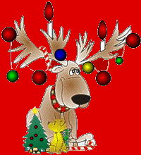 +xmas+holiday+religious+decorated+reindeer++ clipart