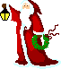 +xmas+holiday+religious+father+christmas+with+a+lantern++ clipart