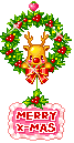 +xmas+holiday+religious+merry+xmas+wreath++ clipart