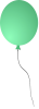 +balloon+animation+green+ clipart