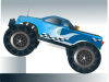 +blue+monster+truck+ clipart