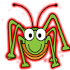 +bug+dancing+spider+animation+green+red+ clipart