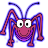 +bug+dancing+spider+animation+red+ clipart