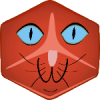 +cat+cube+face+ clipart