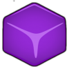 +cube+purple+ clipart