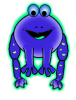 +froggy+blue+outline+ clipart