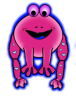 +froggy+pink+outline+ clipart